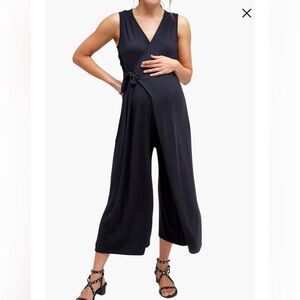 Francesca Wide Leg Maternity/Nursing Jumpsuit